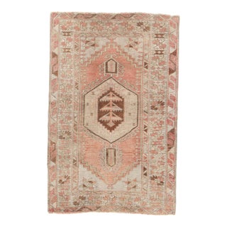 Vintage Turkish Oushak Rug, 03'03 X 05'00 For Sale