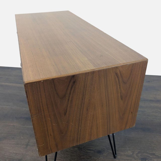 Brown Mid-Century Modern 6-Drawer Dresser With Hairpin Legs For Sale - Image 8 of 11