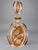 Amber 19th Century Art Deco Bohemian Artisan Amber Cut Crystal Decanter For Sale - Image 8 of 9