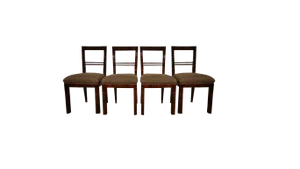 Art Deco Dining Chairs, Set of 4