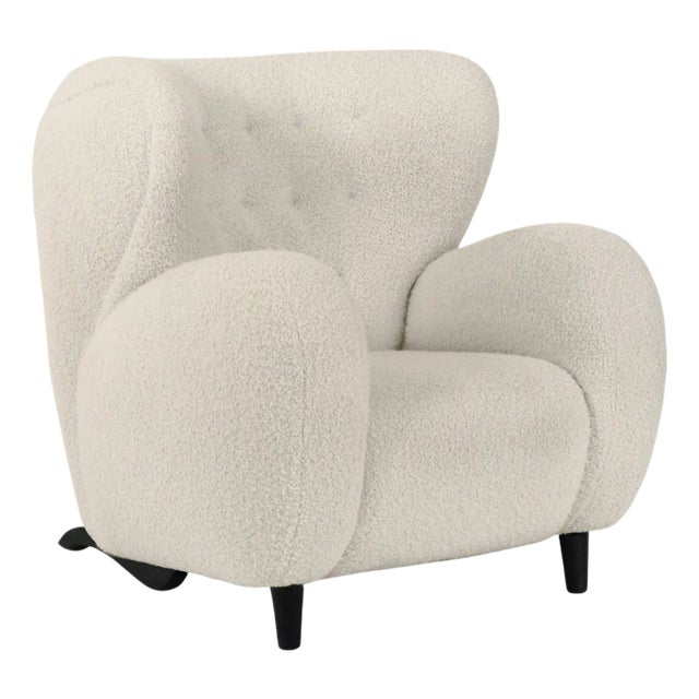 Newly Made Minotaure Armchair by Pierre Augustin Rose in Pierre Frey Fabric For Sale