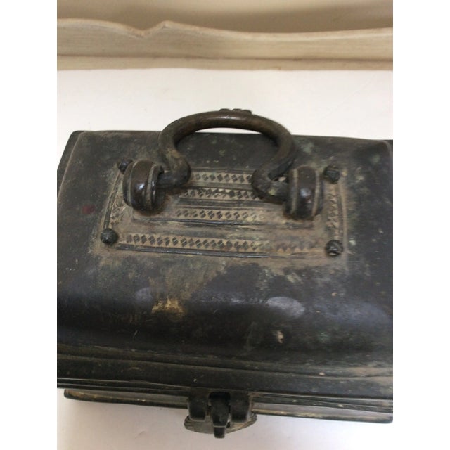Early 19th Century East Asian Bronze Lock Box For Sale - Image 9 of 11