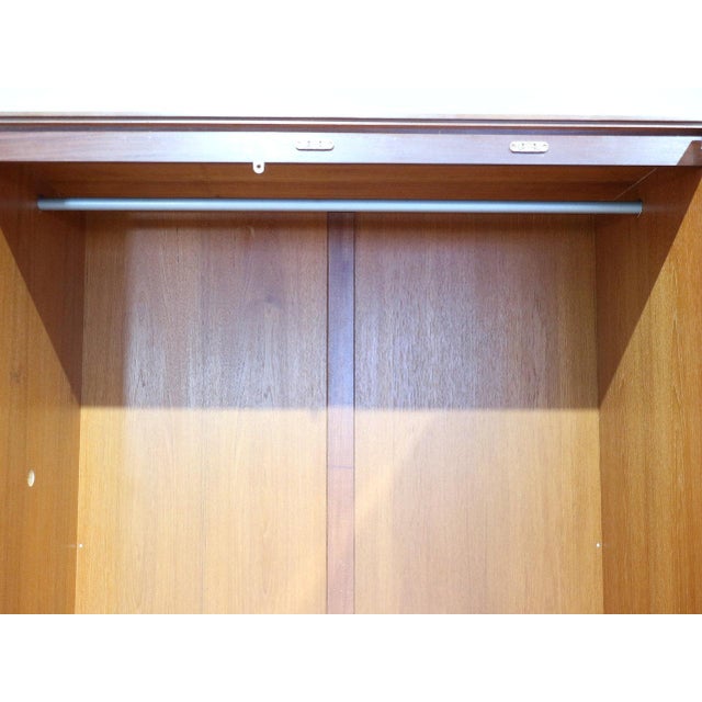 Mid-Century Modern Mid Century Modern Vintage Teak Armoire Wardrobe by G Plan Kofod Larsen For Sale - Image 3 of 13