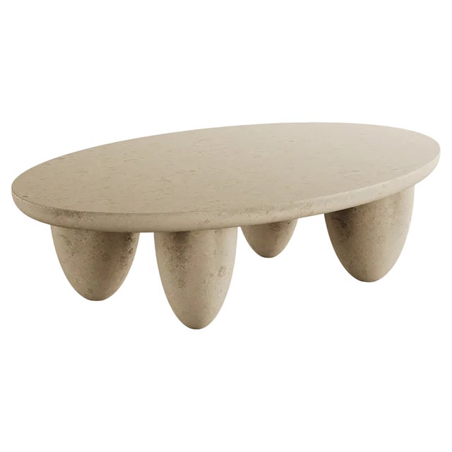Lunarys Center Table Natural by HOMMÉS Studio For Sale