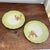 English Majolica Cabbage Plates With Crustaceans- A Pair