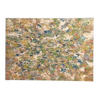 2022 Contemporary Sculptural Abstract Expressionist Oil Painting by Jesus Galvan For Sale