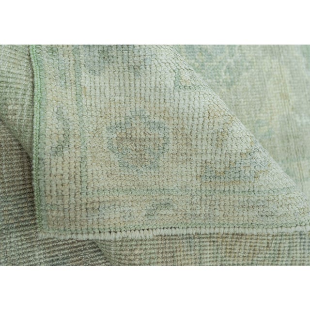 Turkish Oushak Rug 2'6" x 8'7" #19319 For Sale In Houston - Image 6 of 8