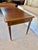 Early 20th Century French Louis XVI Style Walnut and Brass Leather Top Desk For Sale - Image 4 of 12