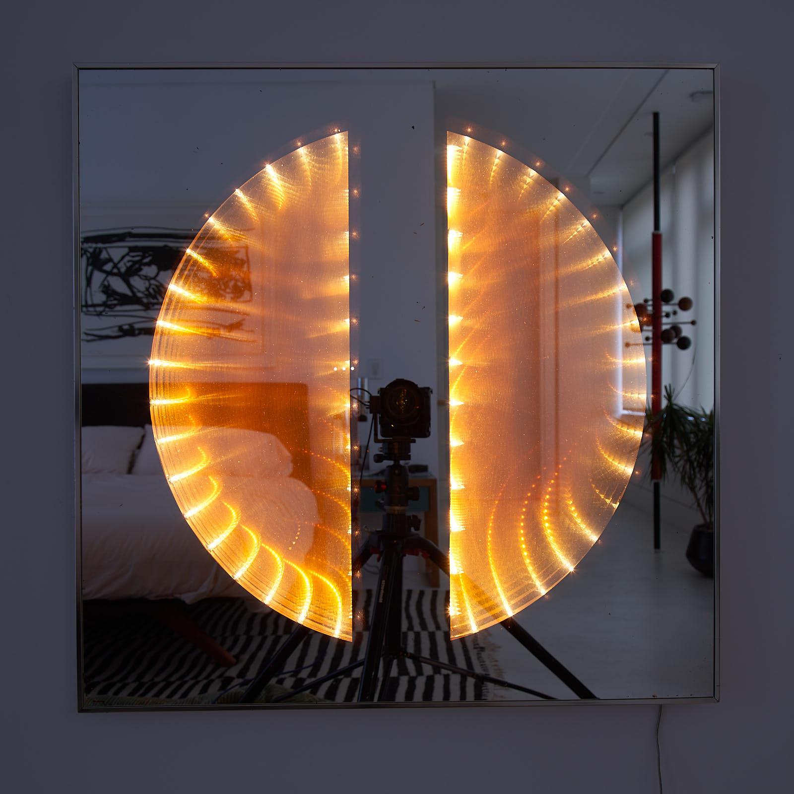 1970s Vintage Infinity Mirror Chairish