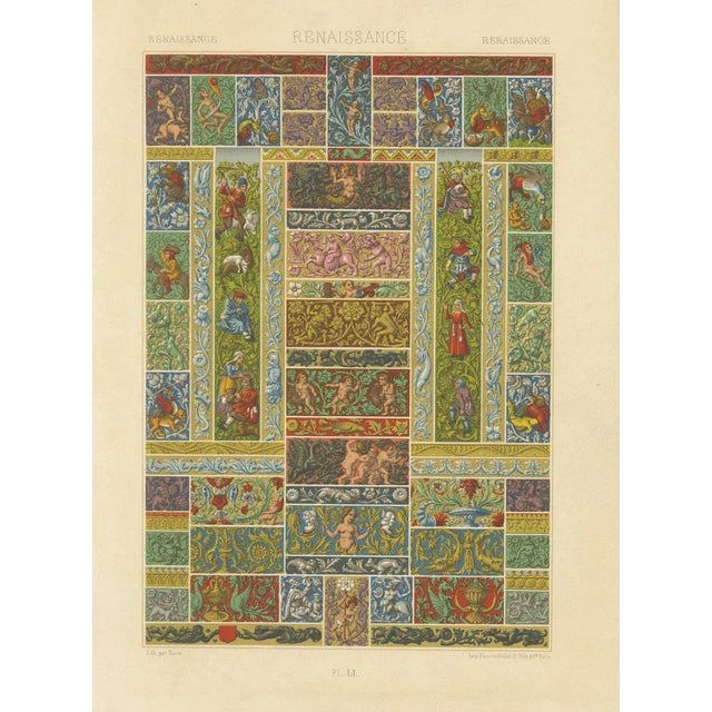 Durin after Albert Racinet, LI of L’Ornement Polychrome, 1869, Paper For Sale - Image 9 of 10