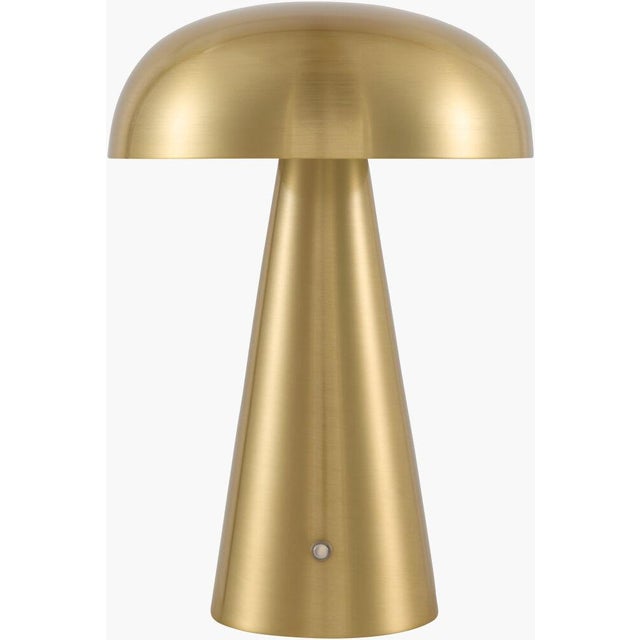 Contemporary Umbra Accent Table Lamp Metallic Brass For Sale - Image 3 of 3