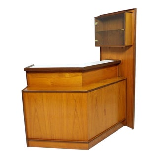 Beautiful Turnidge Teak Cocktail Drinks Bar Mid Century Vintage Danish For Sale