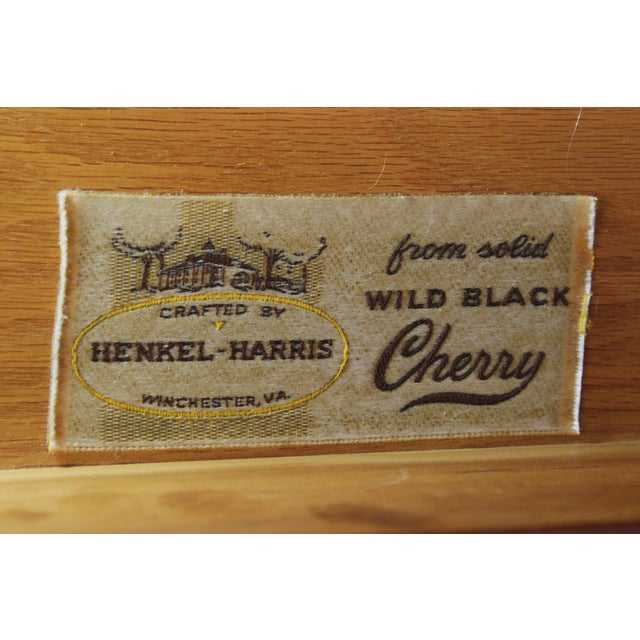 Henkel Harris Cherry 2 Door Tv Armoire For Sale - Image 18 of 18