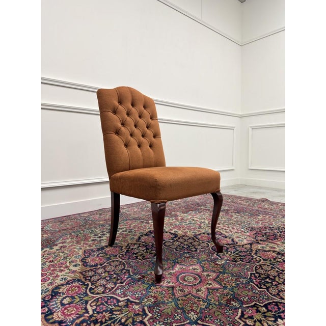 English Chesterfield President Chairs, Set of 6 For Sale - Image 12 of 18