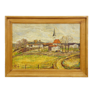 Kirchberg in Tirol, 1978 – Oil Painting by Alexander Michael