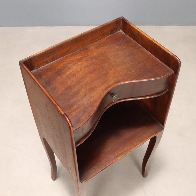 Mahogany Bedside Table, France, 20th Century For Sale - Image 4 of 8