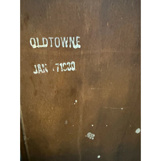Vintage Statton Georgian Oldtowne Cherry Corner Cabinet For Sale - Image 11 of 11