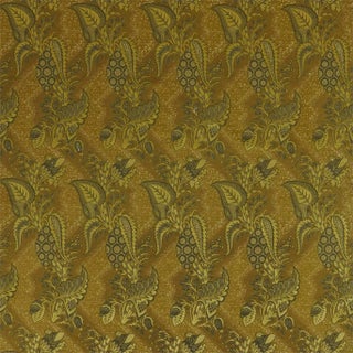 Zoffany Bizarre Velvet Fabric in Tigers Eye For Sale