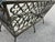 Charming Wrought Iron Patio Settee and Chair Style 2 Pieces For Sale - Image 13 of 18