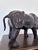 1930s Large Vintage Handcrafted Leather Rhinoceros Statue For Sale - Image 5 of 12