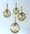 Glass Vintage Glass Pendant Light from Doria Leuchten, 1970s For Sale - Image 7 of 16