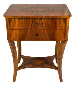 Biedermeier Side Table or Sewing Table, 1820s