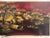 Asian Style Antique Resin Wood Painting on Wood For Sale - Image 4 of 5