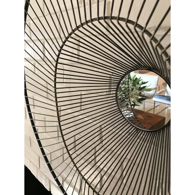 Early 21st Century Sculptural Wire Mirror - Medium Size For Sale - Image 5 of 6