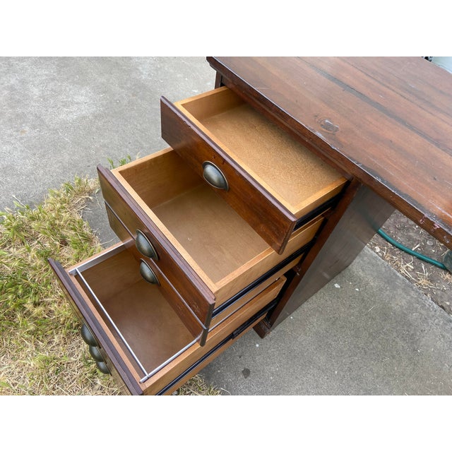 Pottery Barn Printer’s Partners Desk Chairish