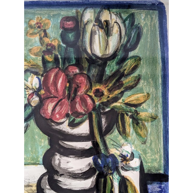 Franz Priking, Still Life with Flowers, 1960s-1970s, Hand-Signed Lithograph For Sale - Image 7 of 8