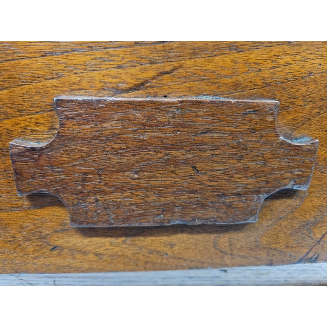 Square Victorian Burgundy Upholstered Footstool For Sale - Image 11 of 15