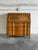 Brown Oak Slant-Front Bureau Writing Desk With Storage Mid-Century Modern 1970s For Sale - Image 8 of 11
