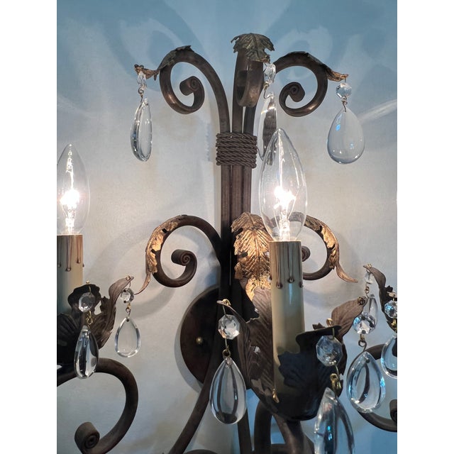 Vintage French Provincial Wall Sconces by Currey & Company a Pair Chairish