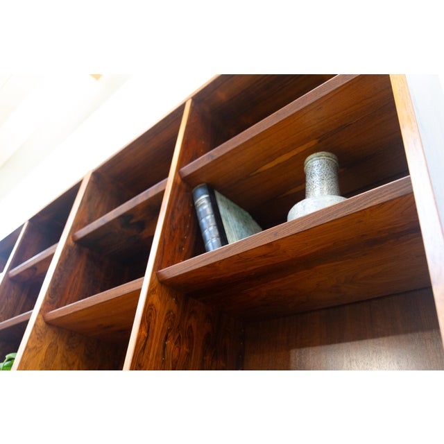Large Danish Modern Rosewood Bookcase by Carlo Jensen for Hundevad, 1960s For Sale - Image 17 of 18