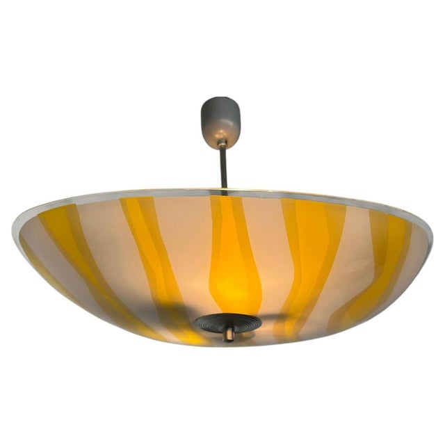 Mid-Century Glass Pendant attributed to Napako, Former Czechoslovakia, 1970s For Sale - Image 9 of 9