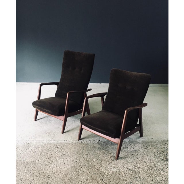Mid-Century Modern Rock Siësta Lounge Chairs by A. Relling and T. Bekken for Arnestad Bruk, Norway, 1957, Set of 2 For Sale - Image 3 of 18