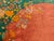 1920s 1920s Orange Open Field Floral Modern Antique Chinese Art Deco Knotted Wool Rug For Sale - Image 5 of 11