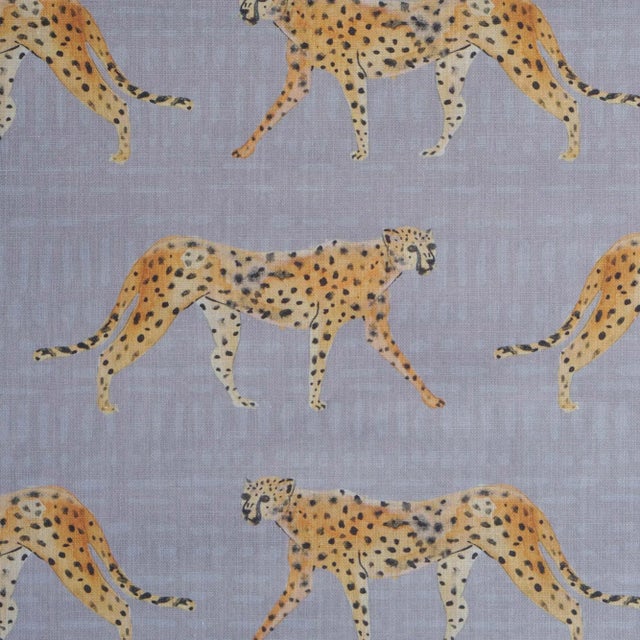 Not Yet Made - Made To Order Mara Cheetah in Fog Pillow Cover For Sale - Image 5 of 5