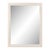 Monumental White Rectangular Mirror For Sale