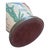 Chinoiserie Vintage Chinese Hand-Painted Ceramic Chinoiserie Table Lamp With Brass Mounts For Sale - Image 3 of 7