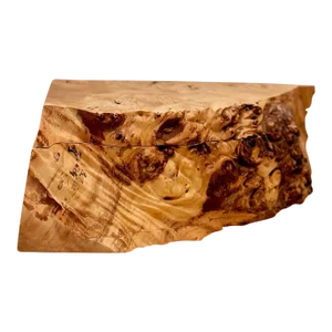 1980s Michael Elkan Studio Signed Birdseye Maple Burlwood Box