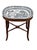 Chinoiserie 1980s Chinoiserie Platter on Faux Bamboo Stand For Sale - Image 3 of 16