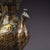 Metal Late 19th Century Gilt Bronze Phoenix-Handled Vase With Inscriptions For Sale - Image 7 of 10