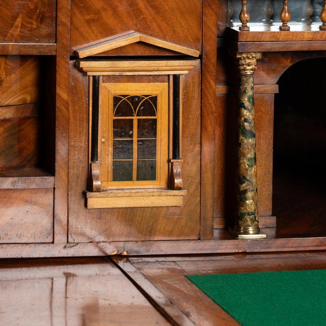 19th Century Danish Mahogany Secretary Bureau For Sale - Image 9 of 16