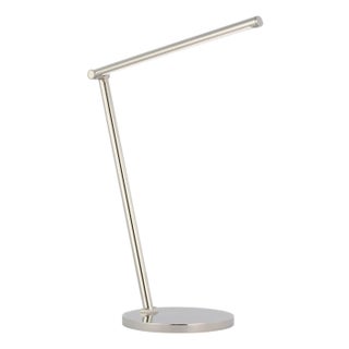 Kelly Wearstler by Visual Comfort Signature Cona Desk Lamp in Polished Nickel For Sale