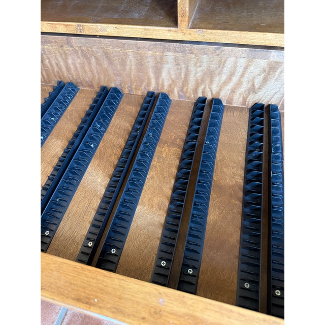 Custom Made Century Hill Solid Wood Media Cabinet / Armoire – Hand-Carved For Sale - Image 9 of 14