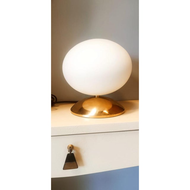 Brass Light with Oval Glass For Sale - Image 11 of 18