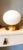 Brass Light with Oval Glass For Sale - Image 11 of 18