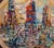 1970s 1970s Charles Weissman Melohs Mixed Media Painting New York, n.y. For Sale - Image 5 of 15