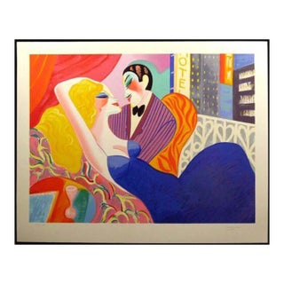 1980s "Tender Is the Night" Earl Linderman Hand Signed and Numbered Serigraph For Sale